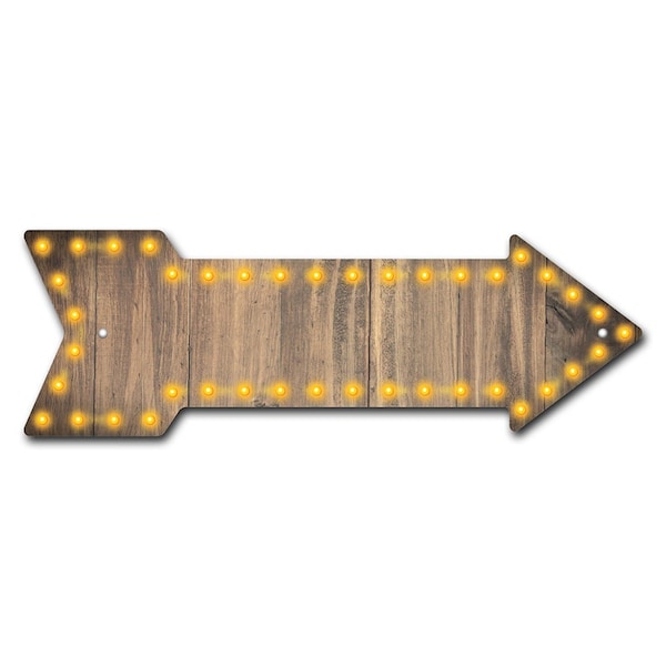 Spotlight Arrow Arrow Sign Funny Home Decor 30in Wide
